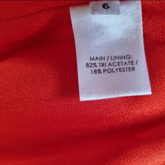 Alex Perry 6 Tangerine Red Lorin One Shoulder Lady Dress - Picture 10 of 11